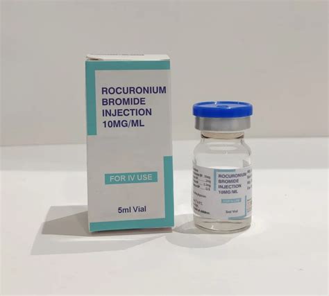 ROCURONIUM BROMIDE 10MG ML INJECTION at 523 piece रकरनयम