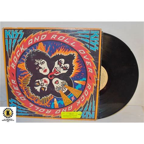 Vintage Vinyl Kiss Rock And Roll Over 1976