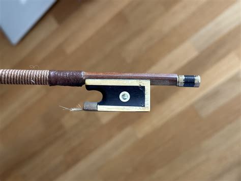 Ivory frog mounted violin bow - The Pegbox - Maestronet Forums