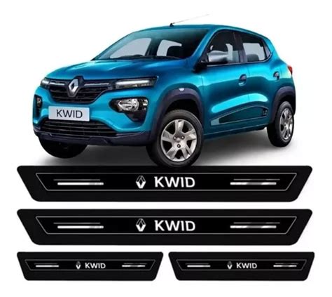 Jogo De Soleira Proteção Porta Renault Novo Kwid 2022 2023