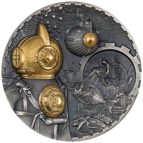 Cook Islands 20 Dollars 2022 NAUTILUS Steampunk 3 Oz Catawiki