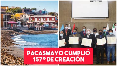 La Libertad Provincia De Pacasmayo Conmemor Sus Aniversario De