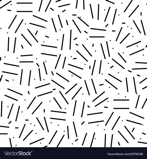 Black line pattern design white background Vector Image