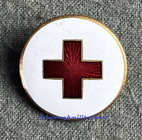 G K Militaria K U K Kappenabzeichen Rotes Kreuz Krankenschwester