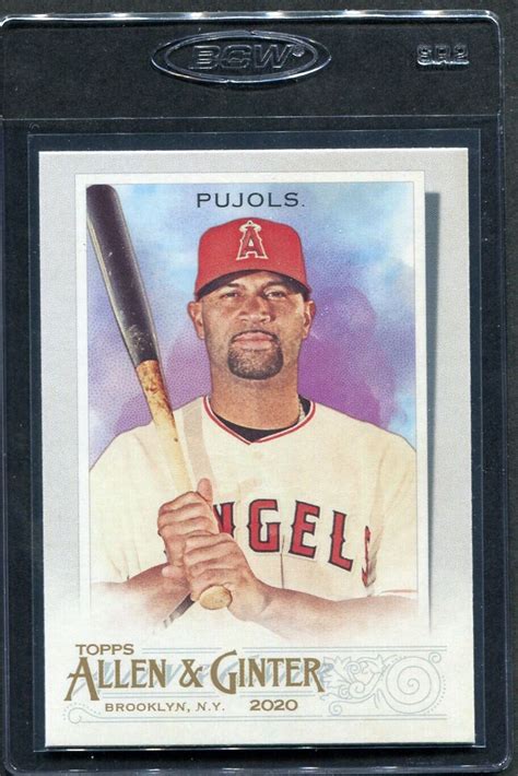 2020 Topps Allen Ginter Albert Pujols 110 Angels EBay