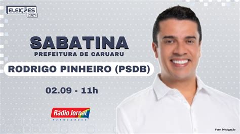 Elei Es Rodrigo Pinheiro Psdb Candidato Prefeitura De Caruaru