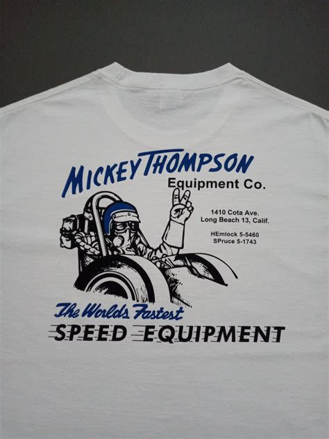 Mickey Thompson Drag Race Car Tee Shirt Car Lover T Car Guy Shirt