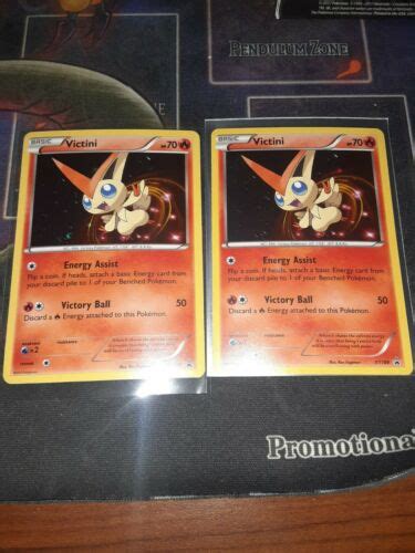 Pokemon VICTINI Card BLACK STAR PROMO Set XY189 Volcanion Mythical