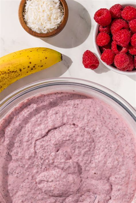 Raspberry Chia Pudding Dairy Free Healthygirl Kitchen