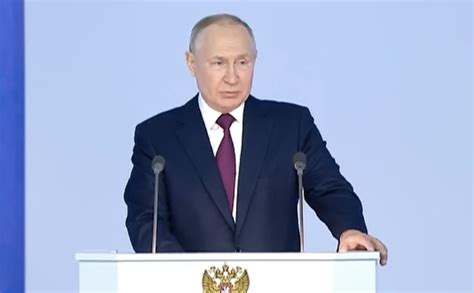 El Discurso De Putin Ante La Asamblea Federal De Rusia Por Primera Vez