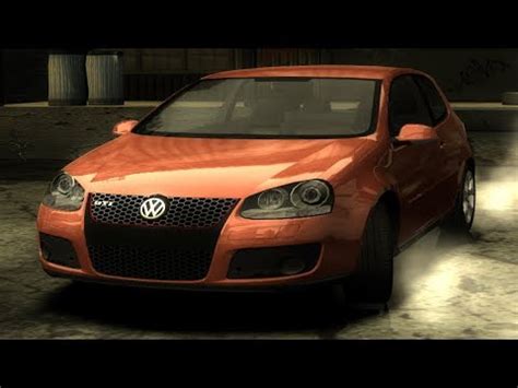 Nfs Most Wanted Volkswagen Golf Gti Youtube