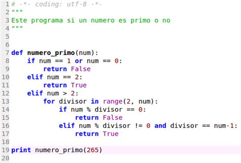 Algoritmo Para Saber Si Un Numero Es Primo Python Citas Para Sexo En