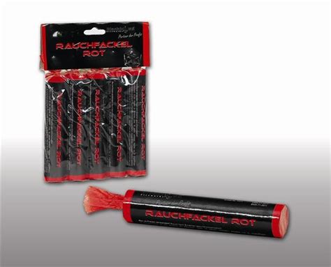 Blackboxx Rauchfackel Rot 5er Pack PYRONDO Feuerwerk