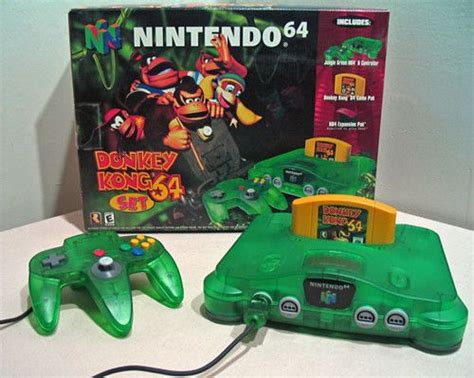 Jungle Green Nintendo 64 Came Out With Donkey Kong 64 One Of The