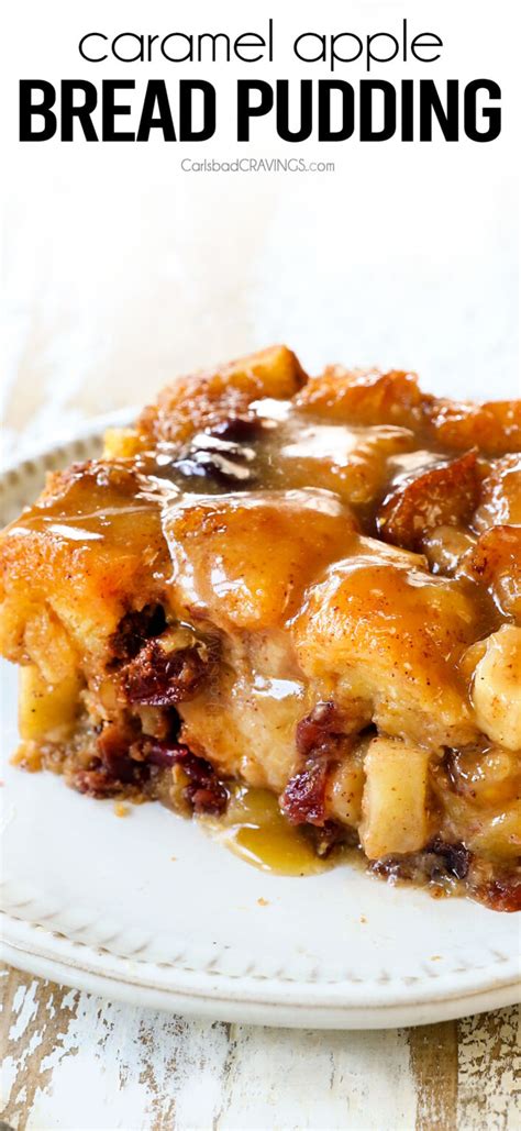 Apple Bread Pudding Video Make Ahead Instructions Carlsbad Cravings