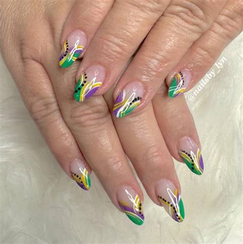 Mardi Gras Nails To Make You Stand Out In The Crowd Darcy