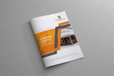 Construction Company Construction Brochure Design