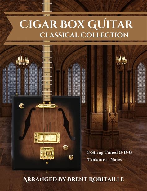 Cigar Box Guitar Classical Collection 3 String Cigar Box Guitar