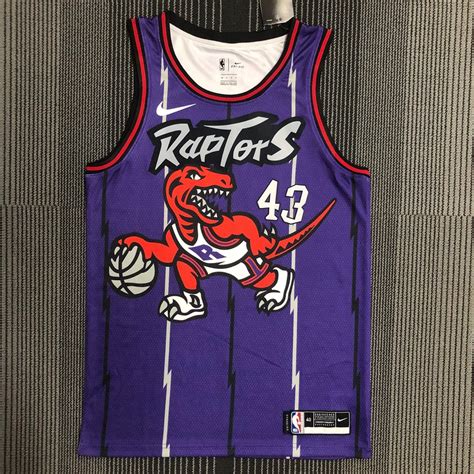 Camisa Hot Pressed Toronto Raptors 43 Pascal Siakam Jersey Basquetebol
