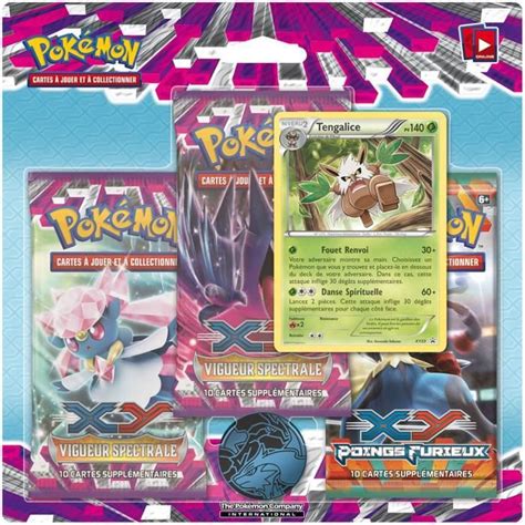 POKEMON Pack 3 Boosters XY 4 Vigueur Spectrale Cdiscount Jeux Jouets