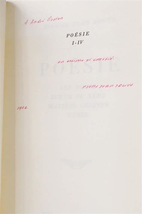 Poésie Les noces Sueur de sang Matière céleste Kyrie von JOUVE