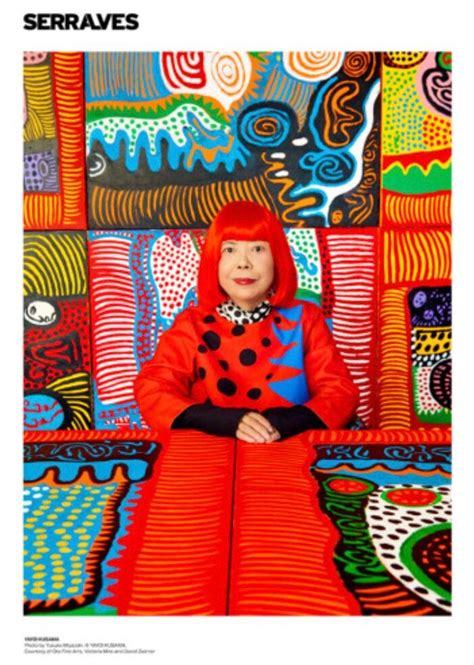 Authentic Yayoi Kusama Exhibition Poster Portrait Stunning Original