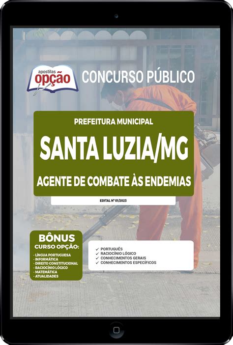 Apostila Prefeitura De Santa Luzia Mg Em Pdf Agente De Combate S