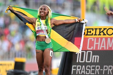 Shelly-Ann Fraser-Pryce Wins Fifth World Championship Title In 100 ...