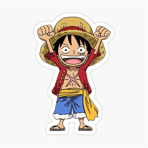 Luffy One Piece Sticker By Noctoriusekko Em Adesivos Bonitos