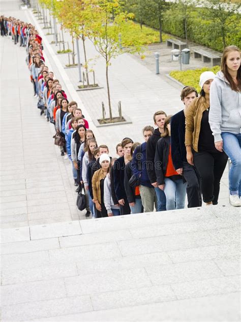 Waiting In Line Stock Photo Image Of Focus Architecture 21333226