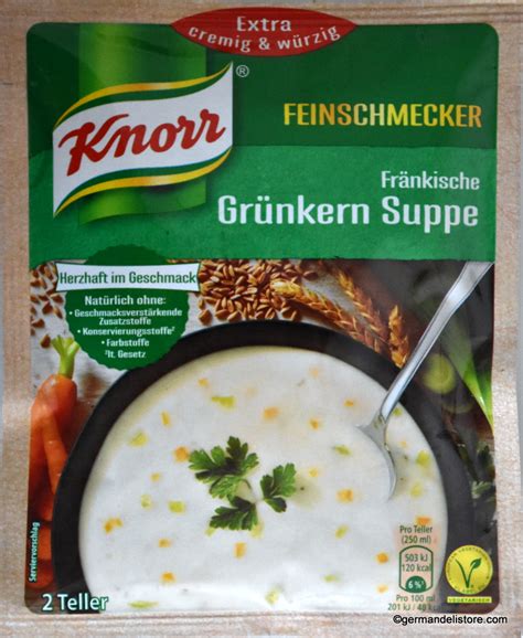 Knorr Gourmet Green Wheat Kernel Soup Frankish Style