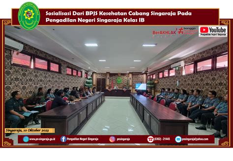 Sosialisasi Dari Bpjs Kesehatan Cabang Singaraja Pada Pengadilan Negeri