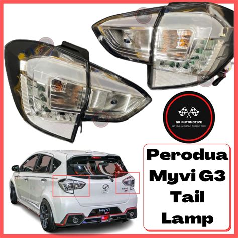 Perodua Myvi 2018 2019 2020 2021 2022 Gt Light Bar Tail Lamp Tail Light