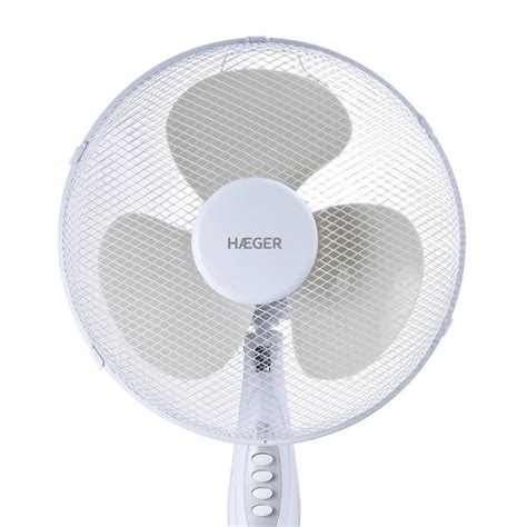 Ventilador De Pie Haeger Cross Wind W Velocidades Di Metro Cm