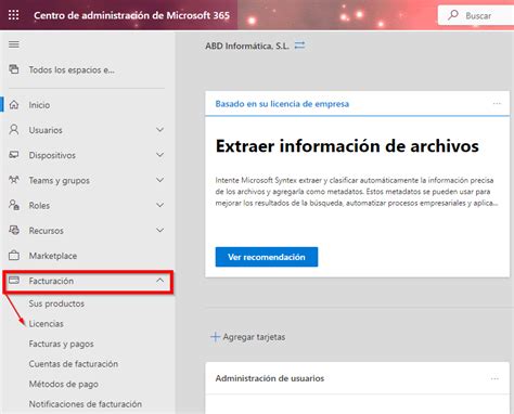 Verificación de Licencias Microsoft en Microsoft 365