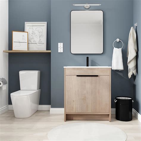 Amazon Goujxcy Inch Freestanding Bathroom Vanity With White