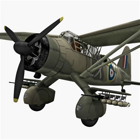 3d model westland lysander british wwii