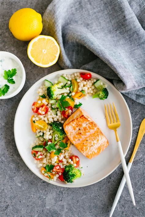 Zalm Met Parelcouscous En Groentjes Recepten Njam