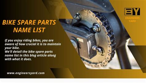 Bike Spare Parts Name List Essential Components Of Motorcycle