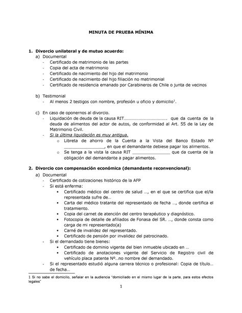 Minuta DE Prueba MI ù NIMA Defensa 1 OCT 2013 MINUTA DE PRUEBA MÍNIMA