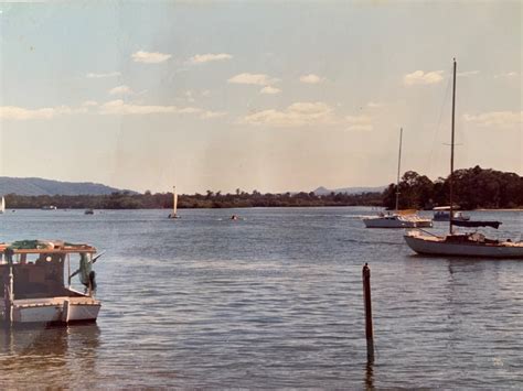 Anchored Boats Noosa River Tewantin Heritage Noosa