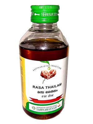 Rasa Thailam 200ml Free Shipping Upto 20 Off Vaidyaratnam