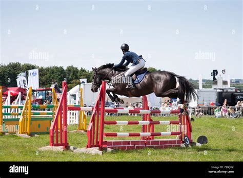 Show jumping at Showground2 Stock Photo - Alamy