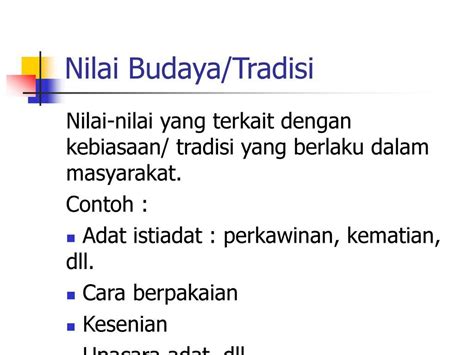 Contoh Nilai Budaya Dalam Cerpen Koleksi Gambar