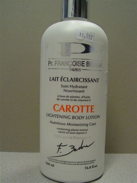 Pr Francoise Bedon Carotte Lightening Body Lotion Jannysbeauty