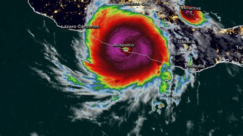 Il Potente Uragano Otis Approda In Messico Landfall Ad Acapulco