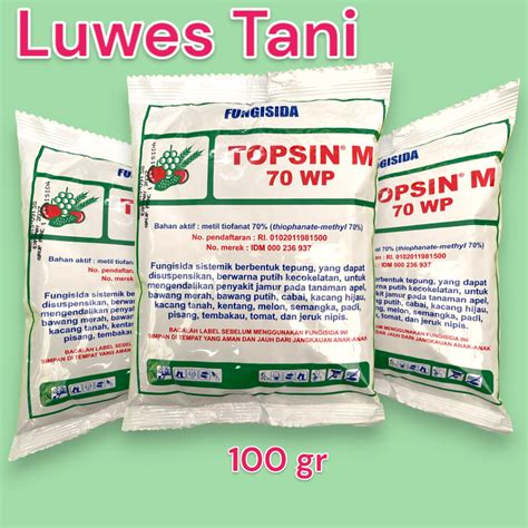 Jual Topsin M 70WP 100gr Fungisida Pembasmi Jamur Shopee Indonesia