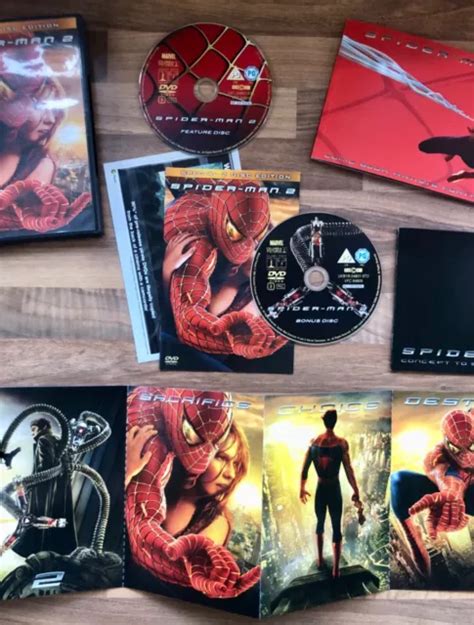 SPIDERMAN 2 Édition Limitée Coffret Cadeau Dvd Lot De 2 Disques