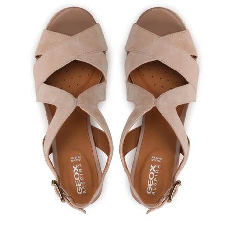 Sandalen Geox D Ponza D35GVC00021C8156 Nude Eschuhe De