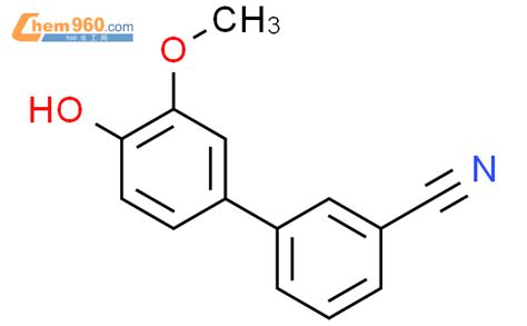 899827 16 8 3 4 hydroxy 3 methoxyphenyl benzonitrileCAS号 899827 16 8 3